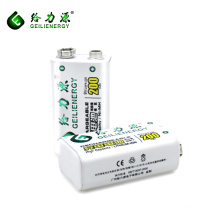 Geilienergy Factory custom long cycle life 200mah rechargeable nimh 9v battery